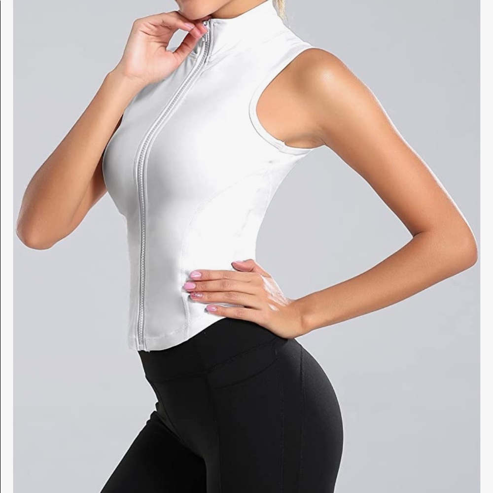 Sleeveless Workout Yoga Active Jacket Vest